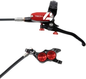 Hope Tech 4 E4 MTB Mountain Bike Hydraulic Disc Front Brake and Lever Set - Red - Picture 1 of 1