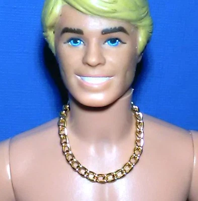 BARBIE DREAMZ Dreamz or KEN GOLD Large Link CHAIN NECKLACE Jewelry for 11.5" doll