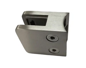 Pince à verre Fixation Sur Tube de diamètre 42.4mm inox satiné A4 Garde Corps - Imagen 1 de 8