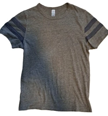 Alternative Apparel Striped Short Sleeve Men’s Small Casual T-Shirt Tee - Image 1 of 2