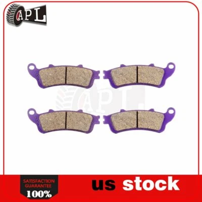 Pastillas de freno delanteras de fibra de carbono para Honda VTX1800R 2002 2003 retro Foto 1 de 4