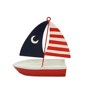 Gallerie II 5" Rojo Blanco Azul Bandera Americana Velero Náutico Decoración de Navidad - Imagen 1 de 1