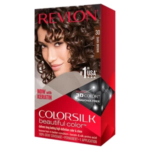 Revlon ColorSilk Hair Color, 30 Dark Brown 1 ea (Pack of 3) - Picture 1 of 1