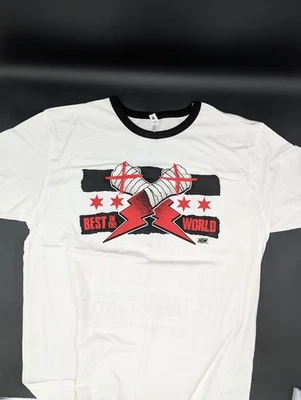 Camiseta AEW CM Punk First Dance I Was There Exclusiva Evento con Fecha XL Rampage Foto 1 de 4