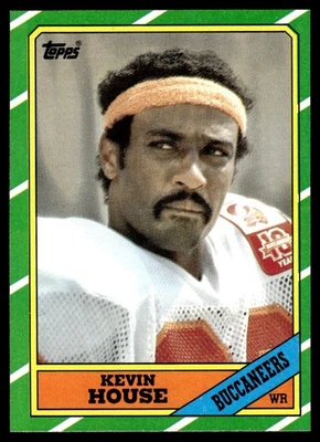 Kevin House 1986 Topps #376 Tampa Bay Buccaneers 32836 Football Card - Image 1 of 2
