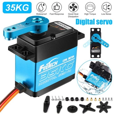 1-8PCS 35KG 180° Metal Gear Digital Servo HIGH TORQUE & SPEED RC Car Boot Servo - Image 1 of 4