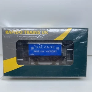 Rapido 908009 #47528 GWR 10T Iron Mink Salvage For Victory (weiße Rondelle) NEU  - Bild 1 von 3