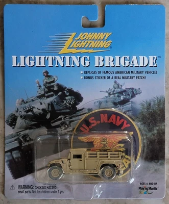 Vintage New 2000 Johnny Lightning Brigade Diecast M998 Cargo Humvee Desert Storm - Image 1 of 4