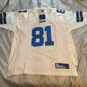 Reebok On Field NFL Dallas Cowboys OWENS #81 Football Trikot Gr. 52 weiß genäht - Bild 1 von 6