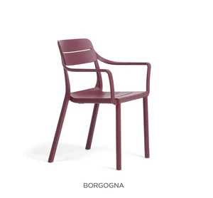 Silla Nardi Cassia Color Burdeos - Bild 1 von 5