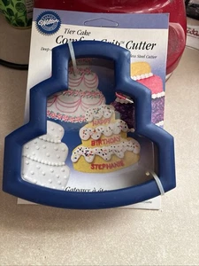 Vintage Wilton Comfort Grip Cutter Metal Tier Cake Cookie Cutter Rare HTF NIP - Picture 1 of 3