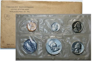 1963 US Proof Set Includes 90% Silver Half Dollar, Quarter, and Dime, OGP - Picture 1 of 1