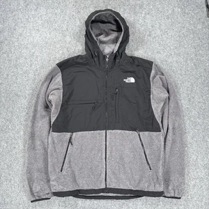 Chaqueta polar con capucha The North Face Denali para hombre mediana Polartec gris negra - Imagen 1 de 14