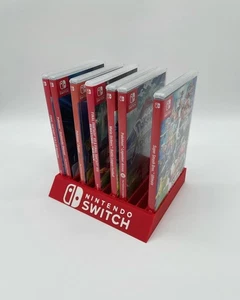 Spielehalterung passend für Nintendo Switch 1 und 2 Spiele Ständer Games Ständer - Picture 1 of 2