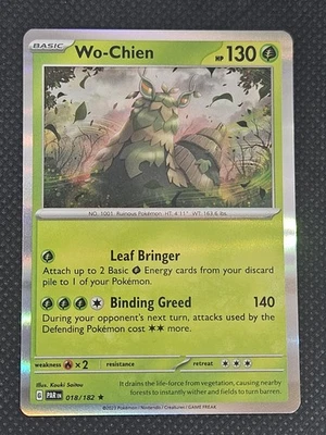 Wo-Chien Holo 018/182 Rare SV04: Paradox Rift - Image 1 of 2