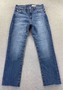 Adriano Goldschmied Damen 29R Mari High Rise Slim Straight Jeans Blau Denim - Bild 1 von 13
