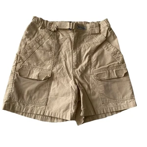 Columbia PFG Fishing Cargo Shorts Men S Beige Hiking Camping Pockets FM4011 - Picture 1 of 11