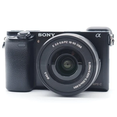 [ Near Mint ]SONY Alpha 6000 Power Zoom Lens Kit ILCE-6000L Black - Image 1 of 4