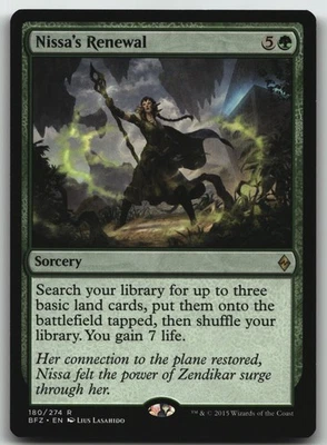 Nissa's Renewal R Battle for Zendikar 180 LP - Image 1 of 2