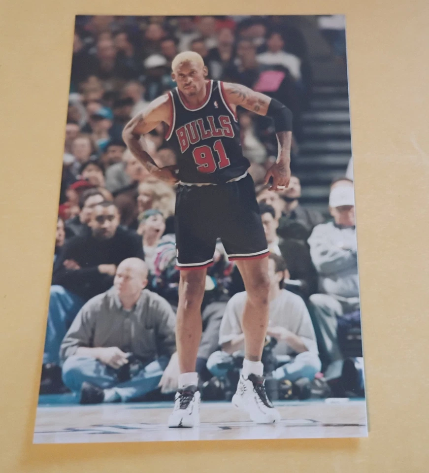 Foto tipo 1 de Dennis Rodman Chicago Bulls 4x6 Hw3545 Foto 1 de 1