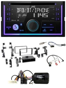 JVC Lenkrad USB 2DIN DAB Bluetooth CD Autoradio für Nissan Tiida Versa C11 08-11 - Bild 1 von 11