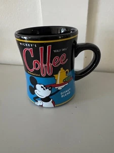 Mickey's Kaffee Disney Mischung "Really Swell" Themenparks schwarz blau 16 Unzen Becher Tasse - Bild 1 von 5