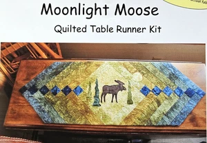 On The Trail Creations MOONLIGHT ELCH Tischläufer Quilt-Set mit Stoff ~ B.Nelson - Bild 1 von 5