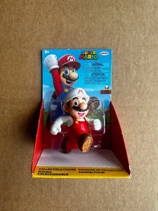 Jump Running Fire Mario Jakks Pacific World Of Nintendo Super Mario 2,5" Figur - Bild 1 von 2