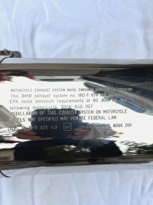宝马 K1200S-- 原始设备制造商排气(原装) — 第 1/4 张图片