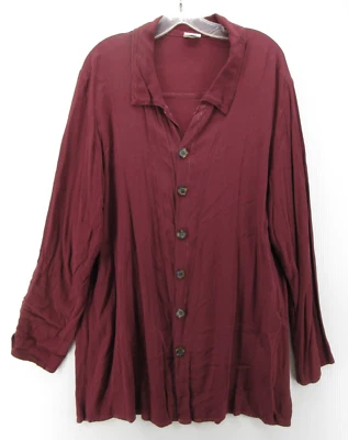 CP абажуры верхний женщин средний красный Sausalito рубашка землистый Lagenlook богемное туника винтажный * - Изображение 1 из 4