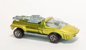 HOT WHEELS HAIRY HAULER REDLINE IN YELLOW WITH WHITE INTERIOR - Picture 1 of 10