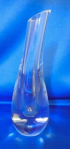 Vintage Signed Baccarat France Soliflore Crystal Bud Flower Vase 7 1/4” - Picture 1 of 4