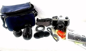 Cámara Asahi Pentax K1000 35 mm 2 lentes adicionales y accesorios - Imagen 1 de 12