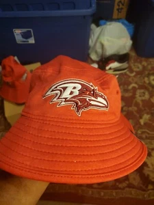 Baltimore Ravens Red New Era Bucket Hat Pro Bowl Size M/L - Picture 1 of 4