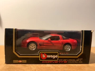 BURAGO CHEVROLET CORVETTE 1998 1/18 EN BOITE G1 - Photo 1/4