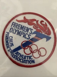 Feuerwehrmann Olympia Aufnäher CAFA - nie benutzt - Bild 1 von 1