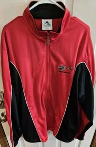 Unique Vintage Augusta Sportwear XL RED Husker Helicopters Jacket Embroid (29) - Picture 1 of 5