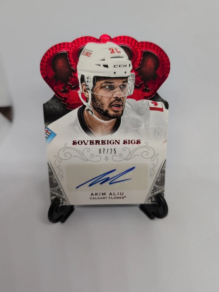 2013-14 Panini Crown Royale - Sovereign Signatures Ruby #SO-AA Akim Aliu /25 - Image 1 of 4