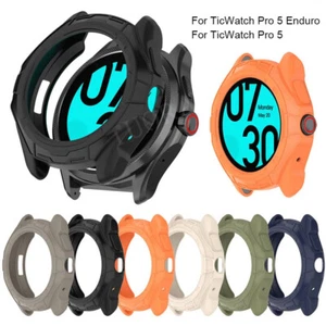 For Ticwatch Pro 5 Enduro Smartwatch Soft TPU Case Cover Protective Frame Bumper - Photo 1/63