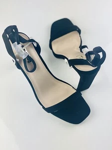 SEXY DAMEN-PARTYSCHUHE GRÖSSE 6 FARBE SCHWARZ UVP 45 £ - Bild 1 von 4