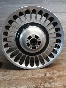 2007 07-11 Harley Davidson Street Glide FLHX 17x3 Polished and Black Front Rim - Picture 1 of 10