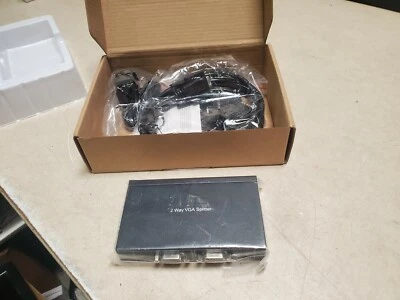 Monoprice 1x2 VGA Splitter with Audio, 500MHz  15649 Open Box - Image 1 of 4