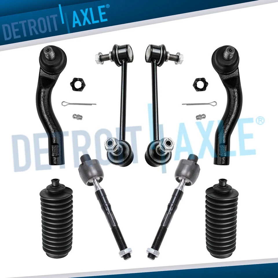 Barras oscilantes dianteiras internas externas Tierods para 2006-2009 Ford Fusion Lincoln MKZ Milan - Imagem 1 de 4