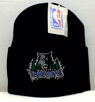 Minnesota Timber wolves Knit Beanie NBA cuffed One size Hat New by Logo 7 - Image 1 of 4