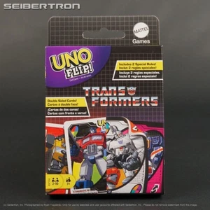 Mattel Games UNO FLIP Transformers Kartenspiel Familienspiel Nacht 2 - 10 Spieler - Bild 1 von 6