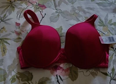 Sujetador camiseta sin costuras PLAYTEX T327 con aros elevación completa 40D arándano Foto 1 de 3