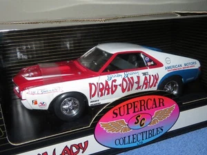 SUPERCAR COLECCIONABLES ERTL 1:18 1969 AMX SUPER STOCK DRAG-ON-LADY SHIRLEY SHAHAN - Imagen 1 de 7