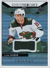 2017-18 Trilogy Base set & Rookie Premieres Green Foil Jersey Pick From List !!