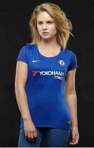 Camiseta deportiva azul Chelsea FC 2018-19 Nike 905532-496 para mujer (talla L) - Imagen 1 de 4