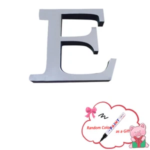 26 Letters DIY 3D Mirror Acrylic Wall Sticker Decals Home Decor Wall Art Mural - Picture 1 of 60
